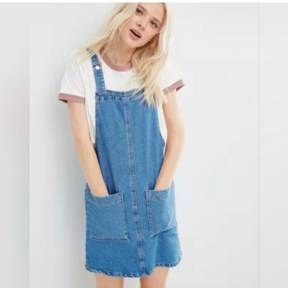 Asos denim jumper dress